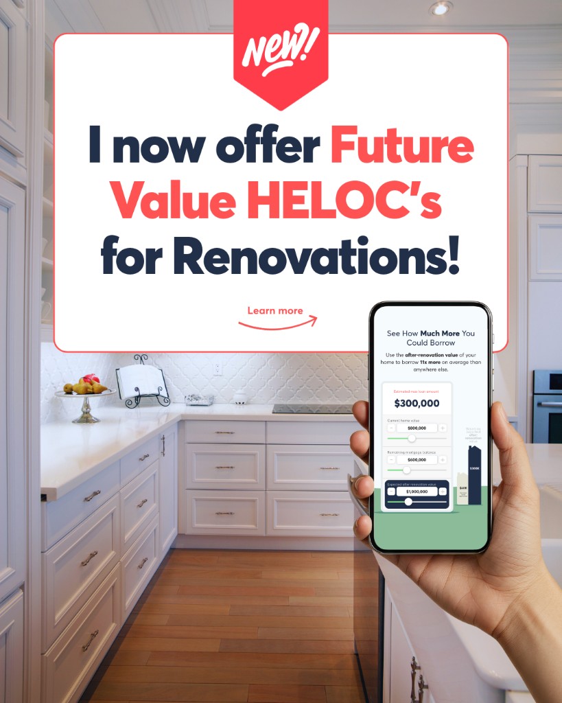 What does this mean - major renovations and low rate benefits